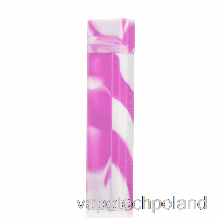 Vape Pen Biały Nosorożec Silikonowy Dab Out [kwarc] Fioletowy Biały (blask UV)